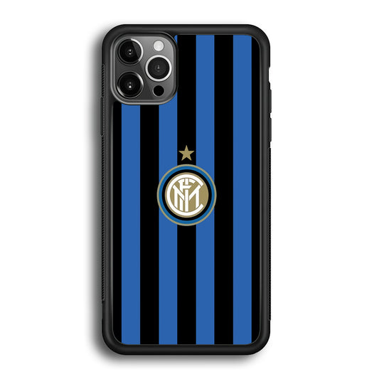 Inter Milan Pattern Of Icon iPhone 12 Pro Max Case