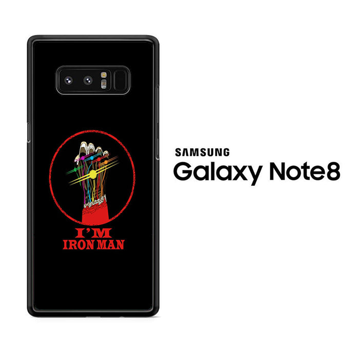 Ironman Hand Thanos Power Samsung Galaxy Note 8 Case