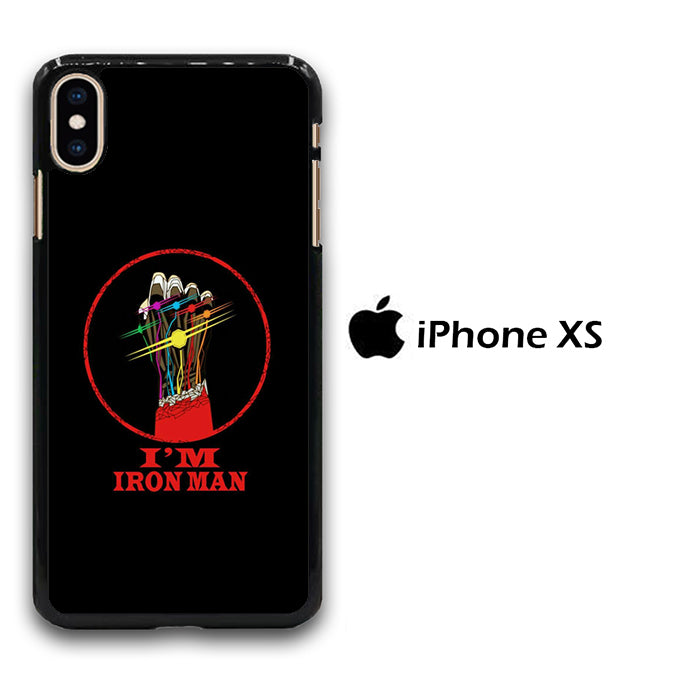 Ironman Hand Thanos Power iPhone Xs Case