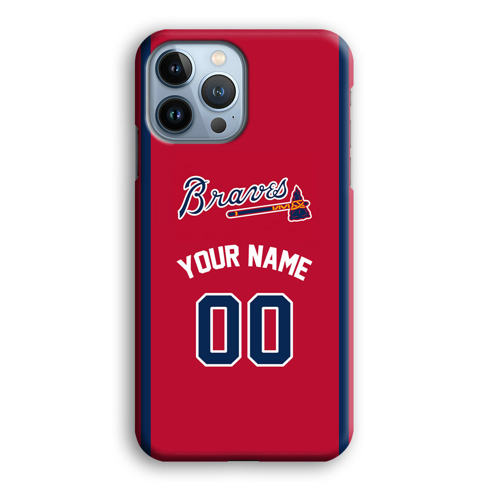 Custom Jersey Atlanta Braves MLB Phone Case