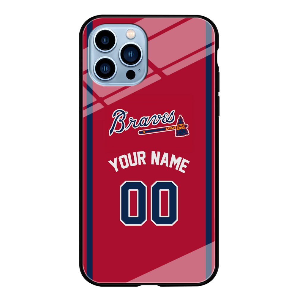 Custom Jersey Atlanta Braves MLB Phone Case