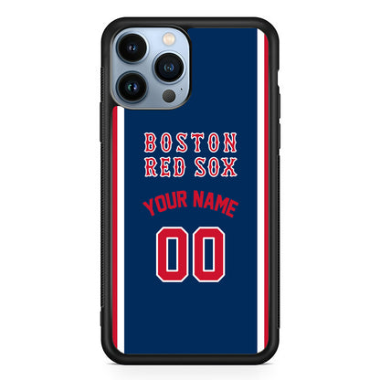 Custom Jersey Boston Red Sox MLB Phone Case