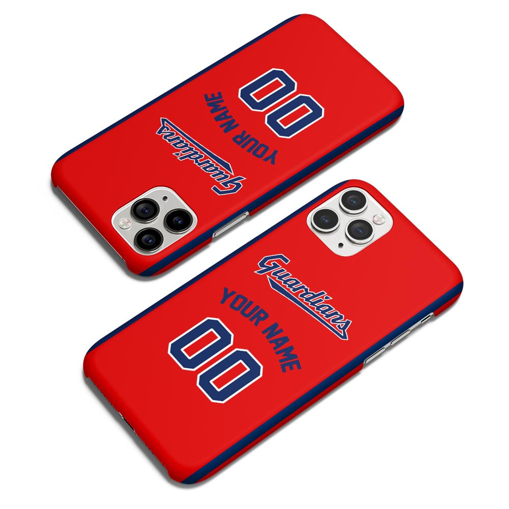 Custom Jersey Cleveland Guardians MLB Phone Case