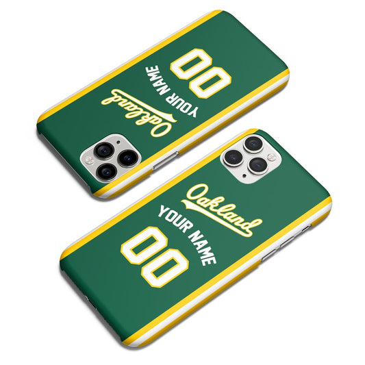 Custom Jersey Oakland Athletics MLB Phone Case