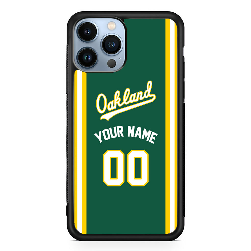 Custom Jersey Oakland Athletics MLB Phone Case