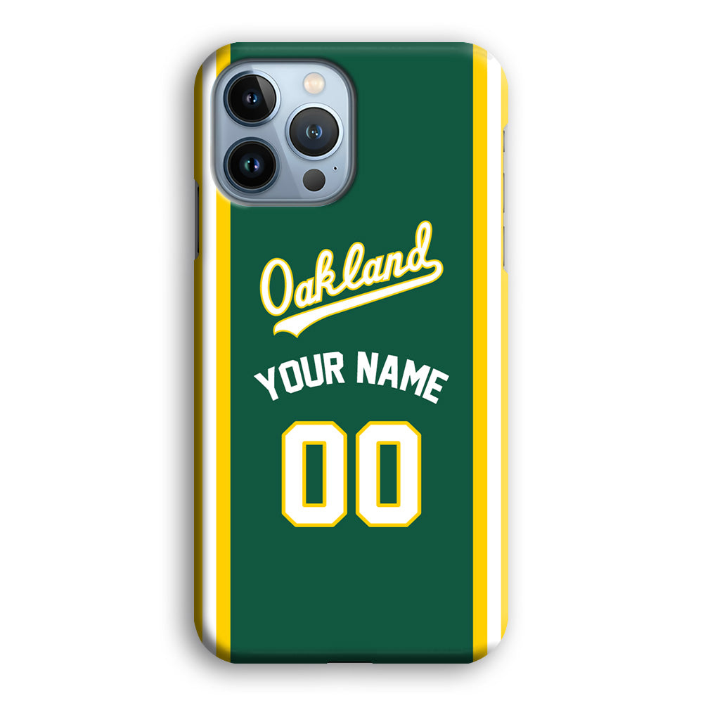 Custom Jersey Oakland Athletics MLB Phone Case