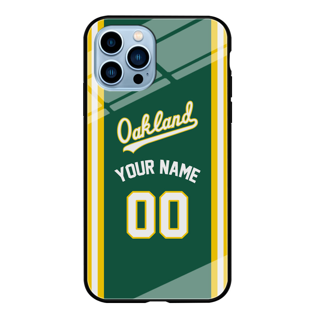 Custom Jersey Oakland Athletics MLB Phone Case