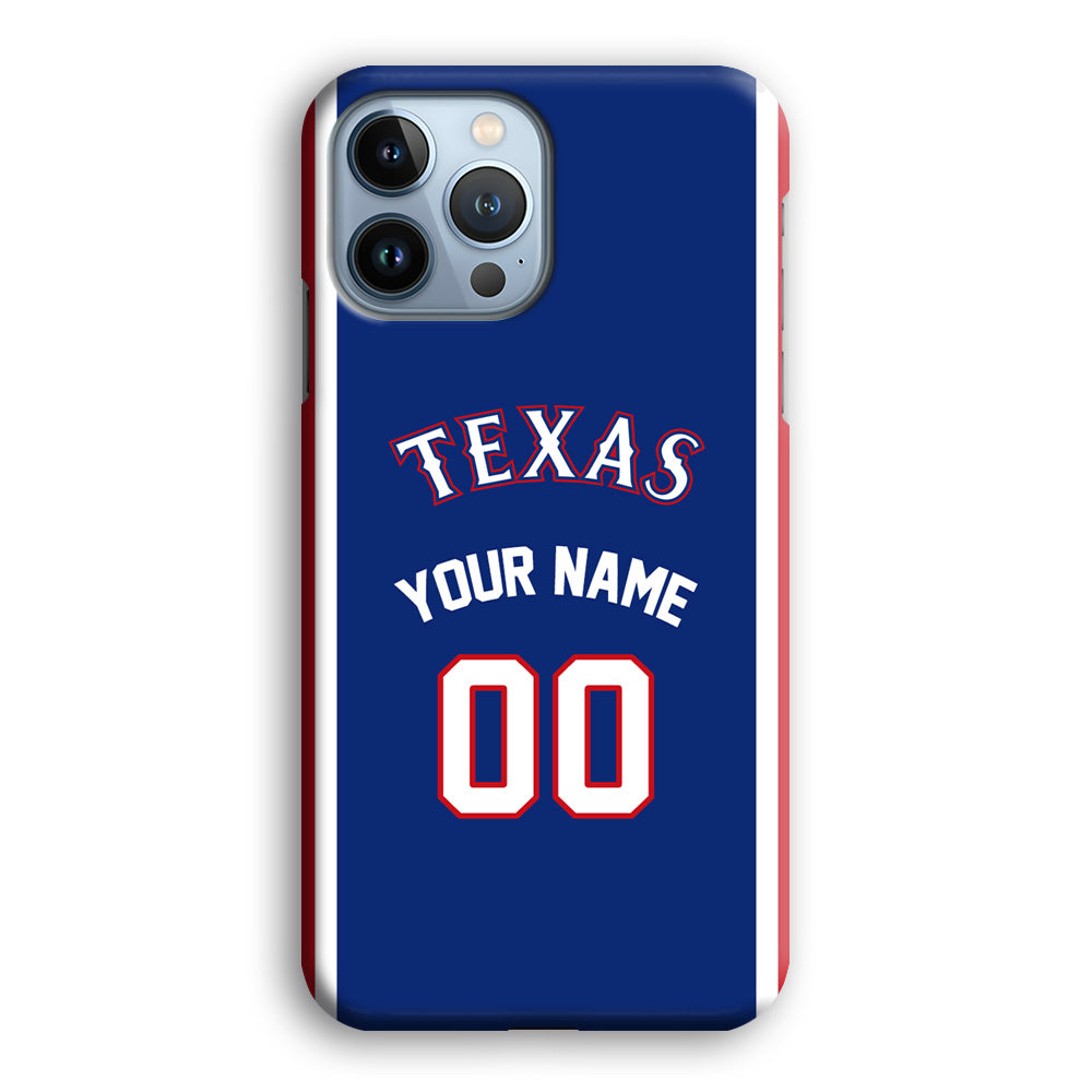 Custom Jersey Texas Rangers MLB Phone Case
