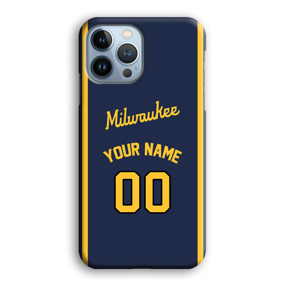 Custom Jersey Milwaukee Brewers MLB Phone Case