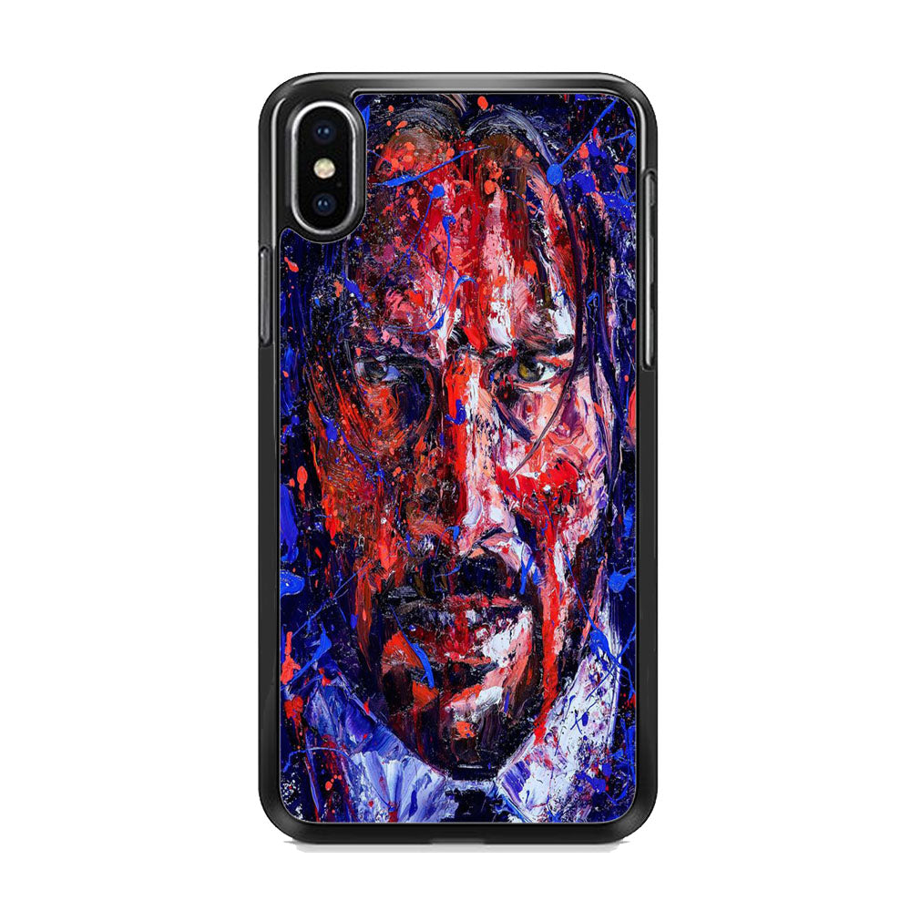 John Wick Paint Art iPhone Xs Max Case