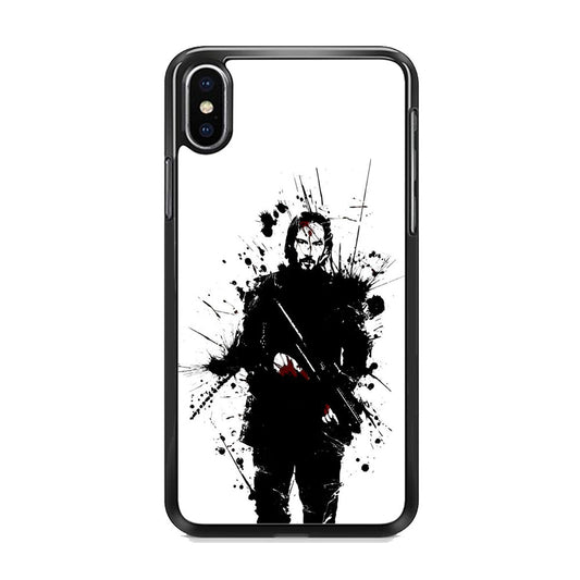 John Wick White Splash Art iPhone Xs Max Case