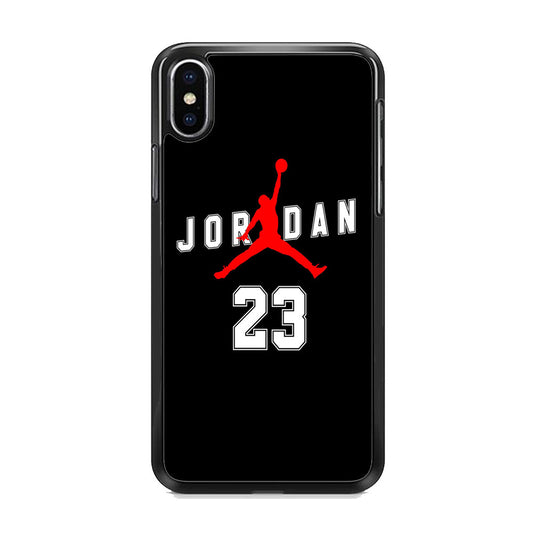 Jordan Black 23 iPhone X Case