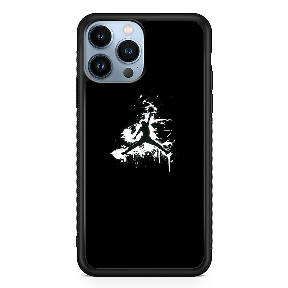 Jordan Black White Gravity iPhone 13 Pro Case