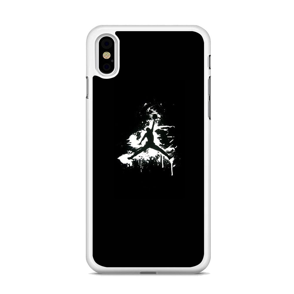 Jordan Black White Gravity iPhone X Case