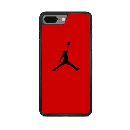 Jordan Red Simple iPhone 8 Plus Case