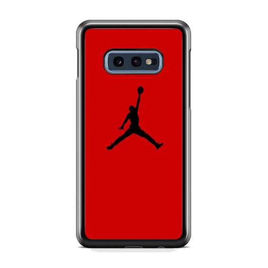 Jordan Red Simple Samsung Galaxy 10e Case
