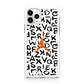 Jordan White Aphabet Orange Logo iPhone 11 Pro Case