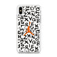 Jordan White Aphabet Orange Logo iPhone X Case