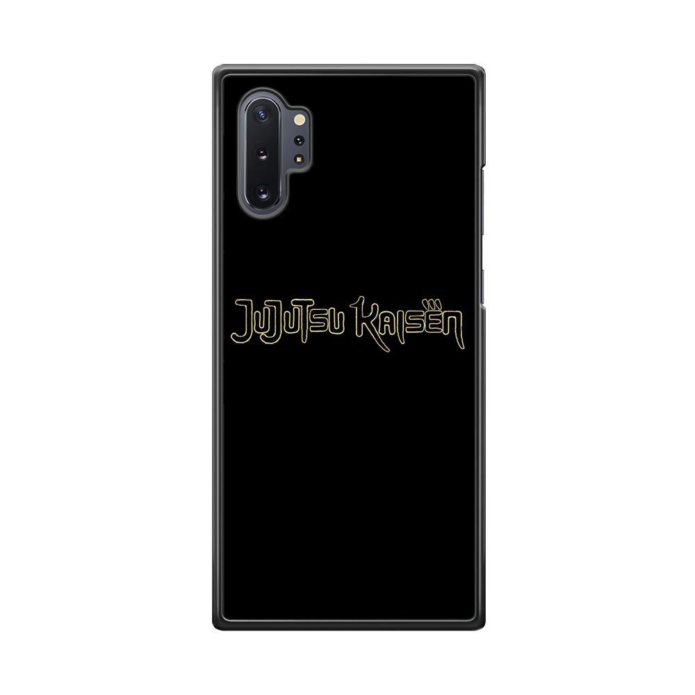 Jujutsu Kaisen Logo Black Gold Samsung Galaxy Note 10 Plus Case - ezzyst