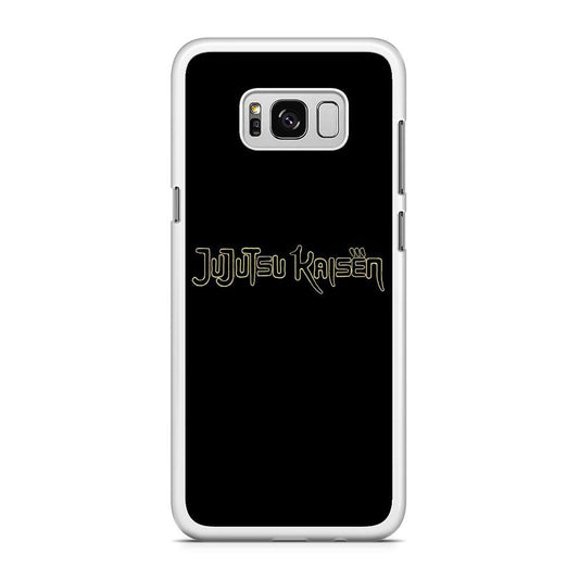 Jujutsu Kaisen Logo Black Gold Samsung Galaxy S8 Plus Case - ezzyst