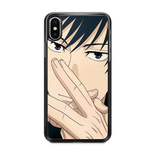 Jujutsu Kaisen Megumi Face iPhone X Case - ezzyst