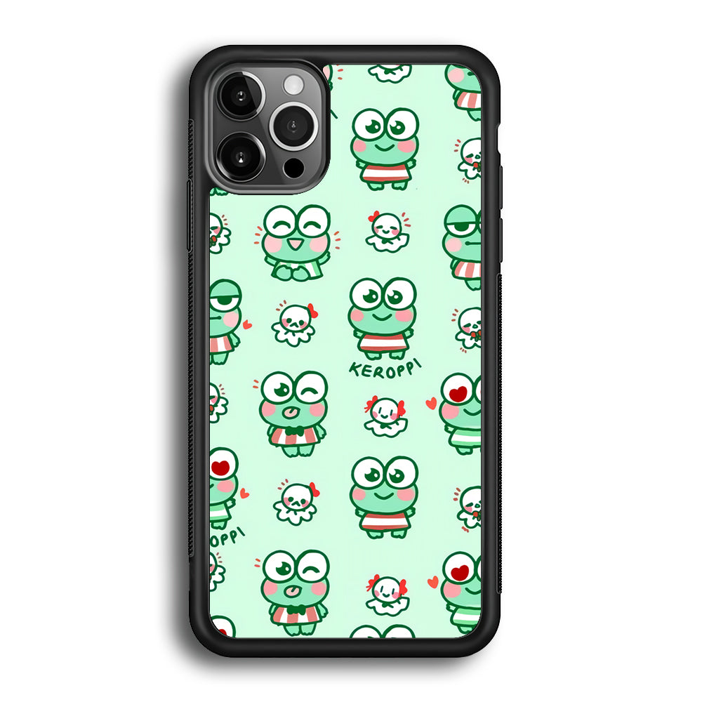 Keroppi Cute Expression iPhone 12 Pro Max Case