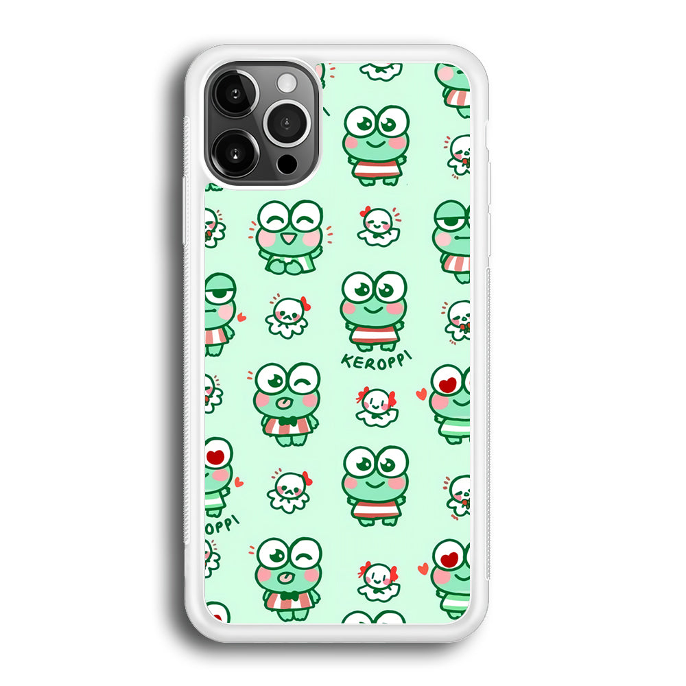 Keroppi Cute Expression iPhone 12 Pro Max Case