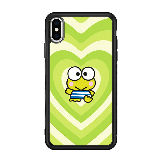Keroppi Love Pattern iPhone X Case