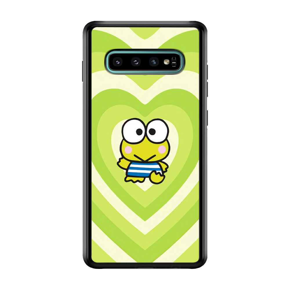 Keroppi Love Pattern Samsung Galaxy S10 Case