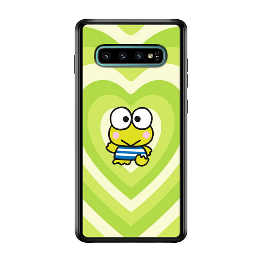 Keroppi Love Pattern Samsung Galaxy S10 Case