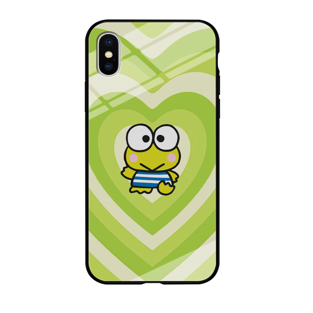 Keroppi Love Pattern iPhone X Case