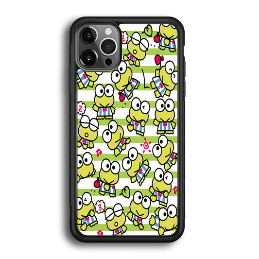 Keroppi Stripe iPhone 12 Pro Max Case