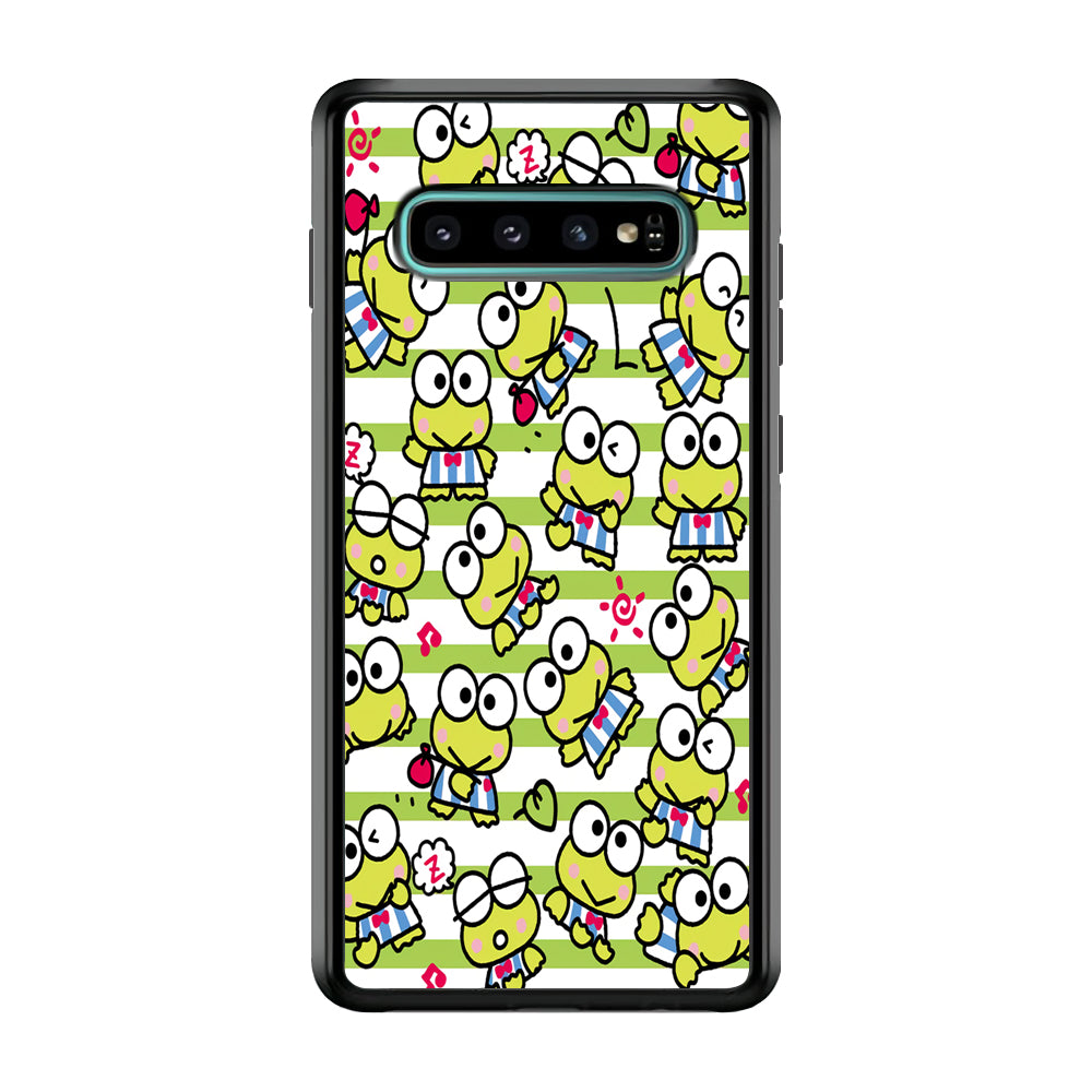 Keroppi Stripe Samsung Galaxy S10 Case