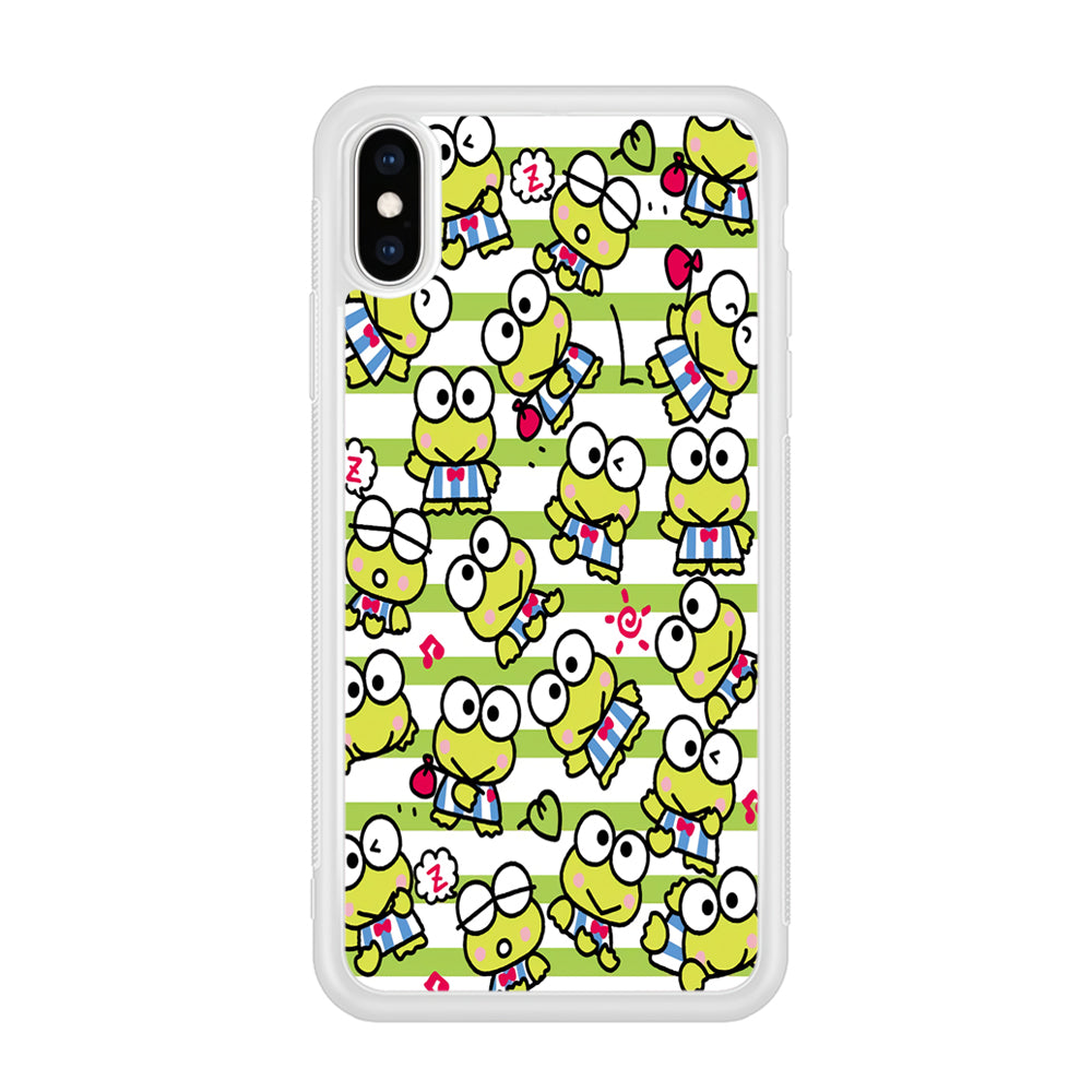 Keroppi Stripe iPhone X Case