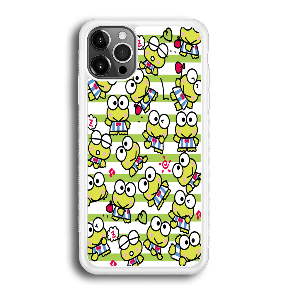 Keroppi Stripe iPhone 12 Pro Max Case
