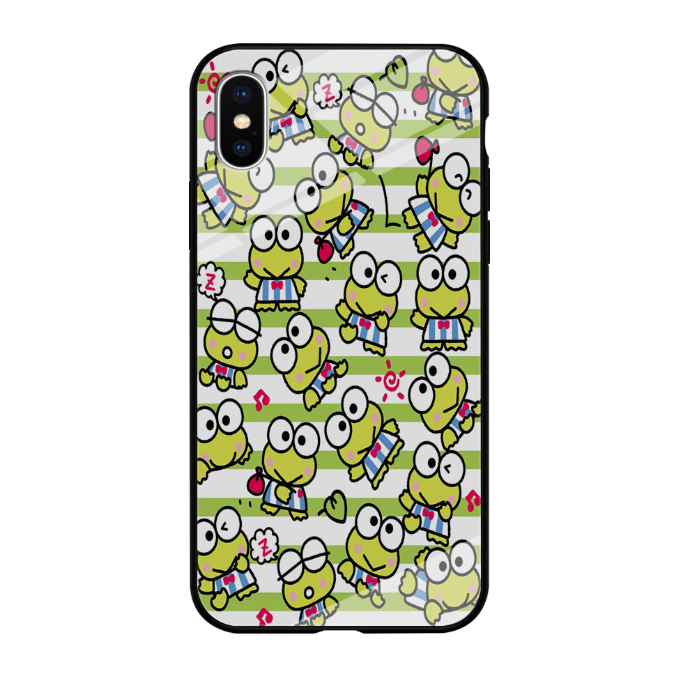 Keroppi Stripe iPhone X Case
