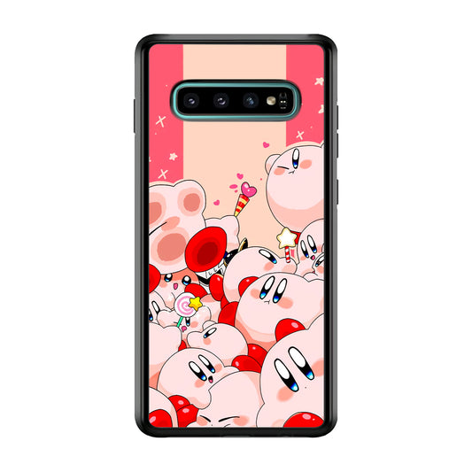 Kirby Cute Party Samsung Galaxy S10 Case