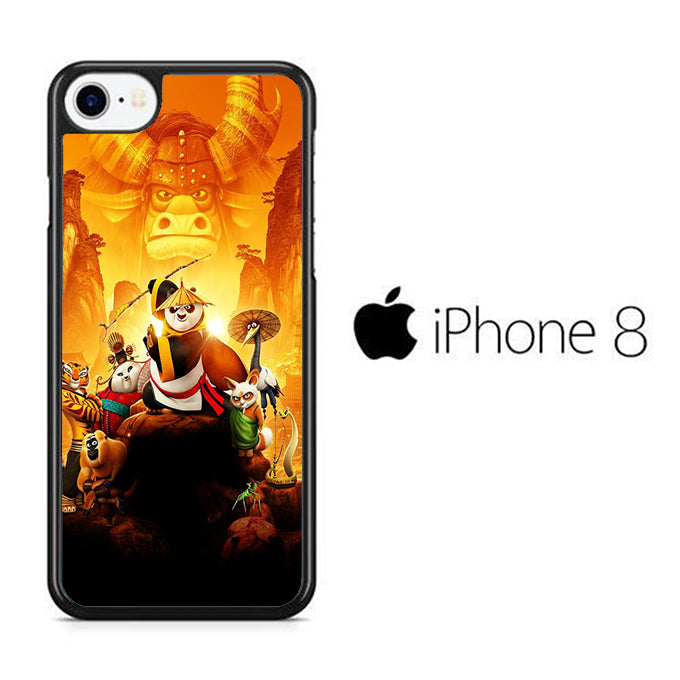 Kung Fu Panda Squad Wallpaper iPhone 8 Case