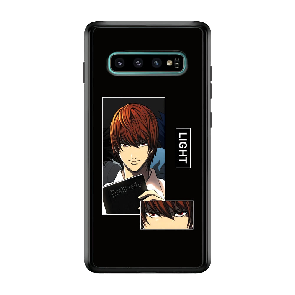 Light Yagami Death Note Book Samsung Galaxy S10 Plus Case
