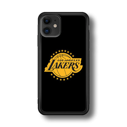 Los Angeles Lakers Black Logo iPhone 11 Case