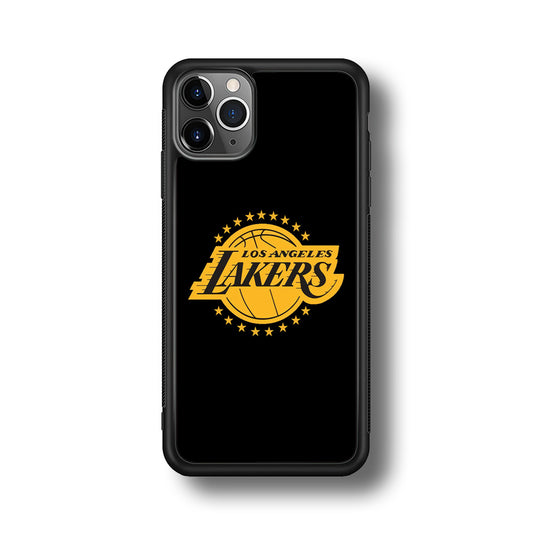 Los Angeles Lakers Black Logo iPhone 11 Pro Max Case