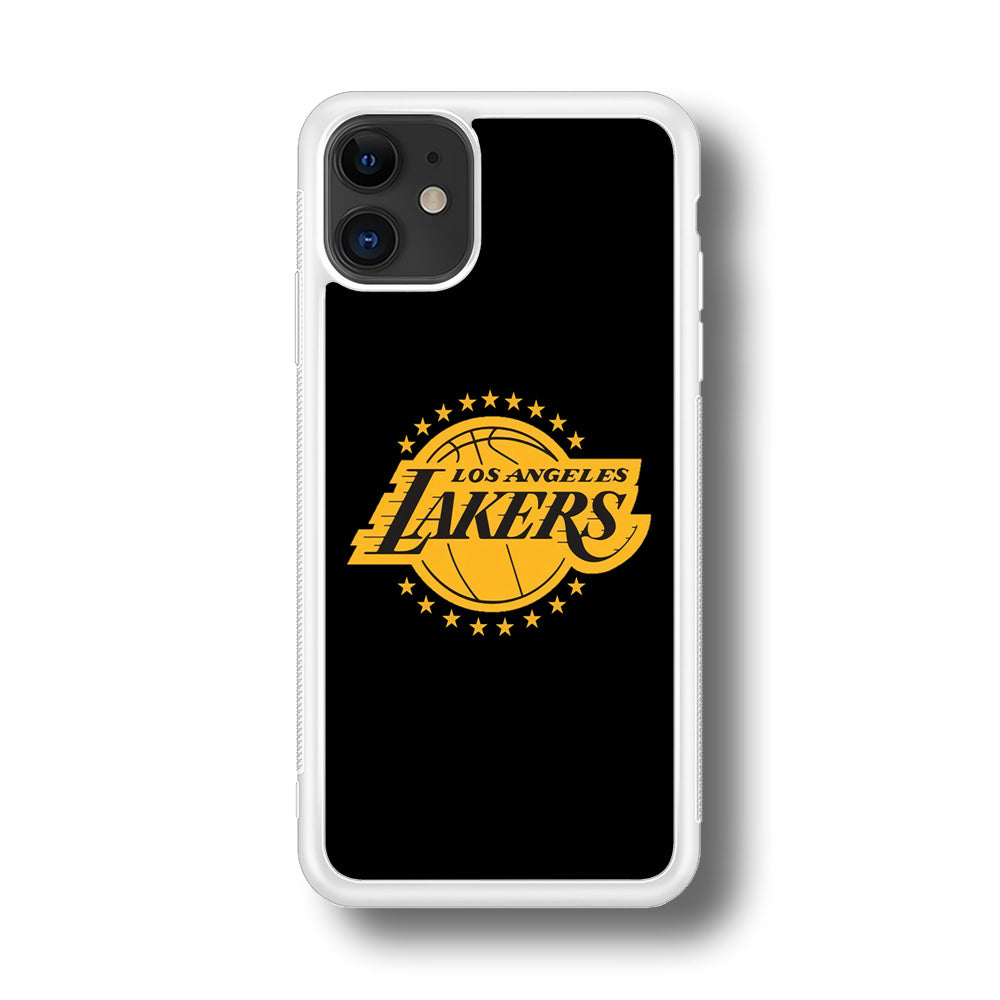 Los Angeles Lakers Black Logo iPhone 11 Case
