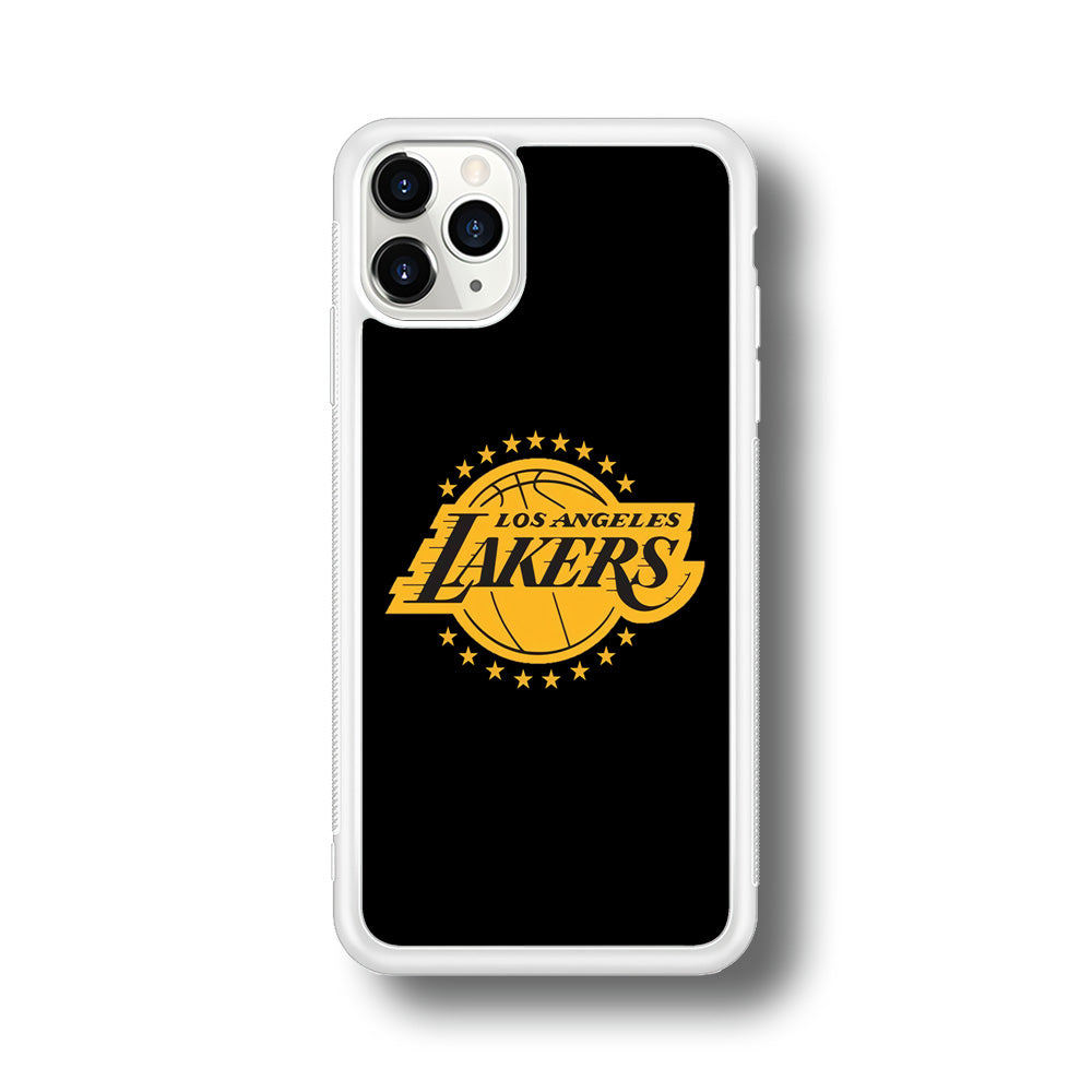 Los Angeles Lakers Black Logo iPhone 11 Pro Max Case