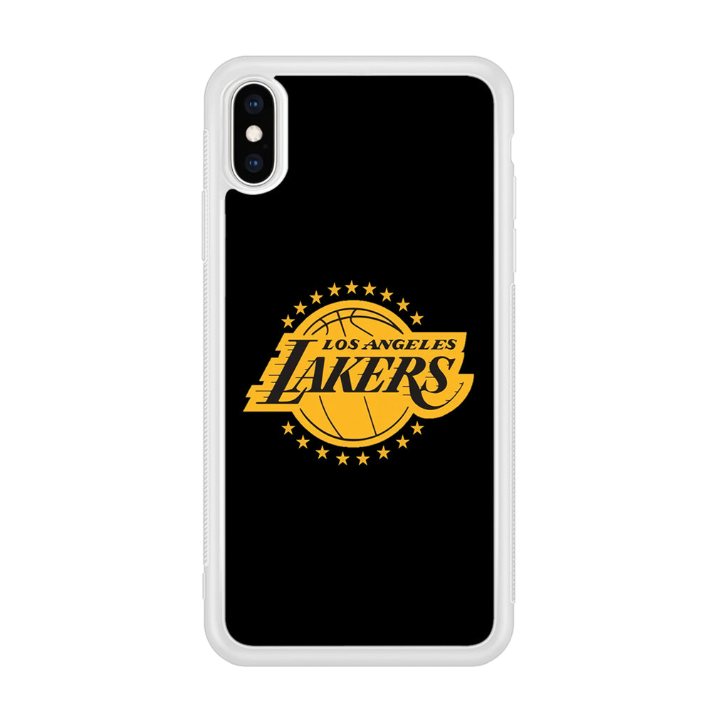 Los Angeles Lakers Black Logo iPhone Xs Max Case