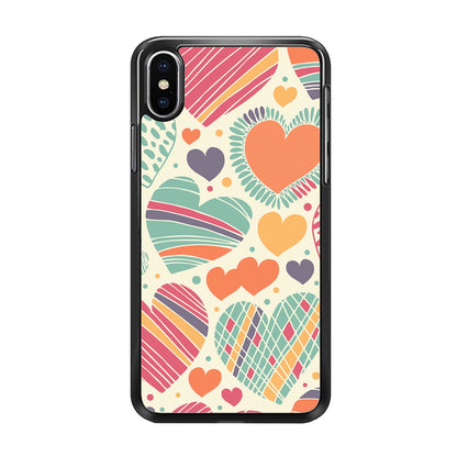 Love Cute White iPhone Xs Max Case