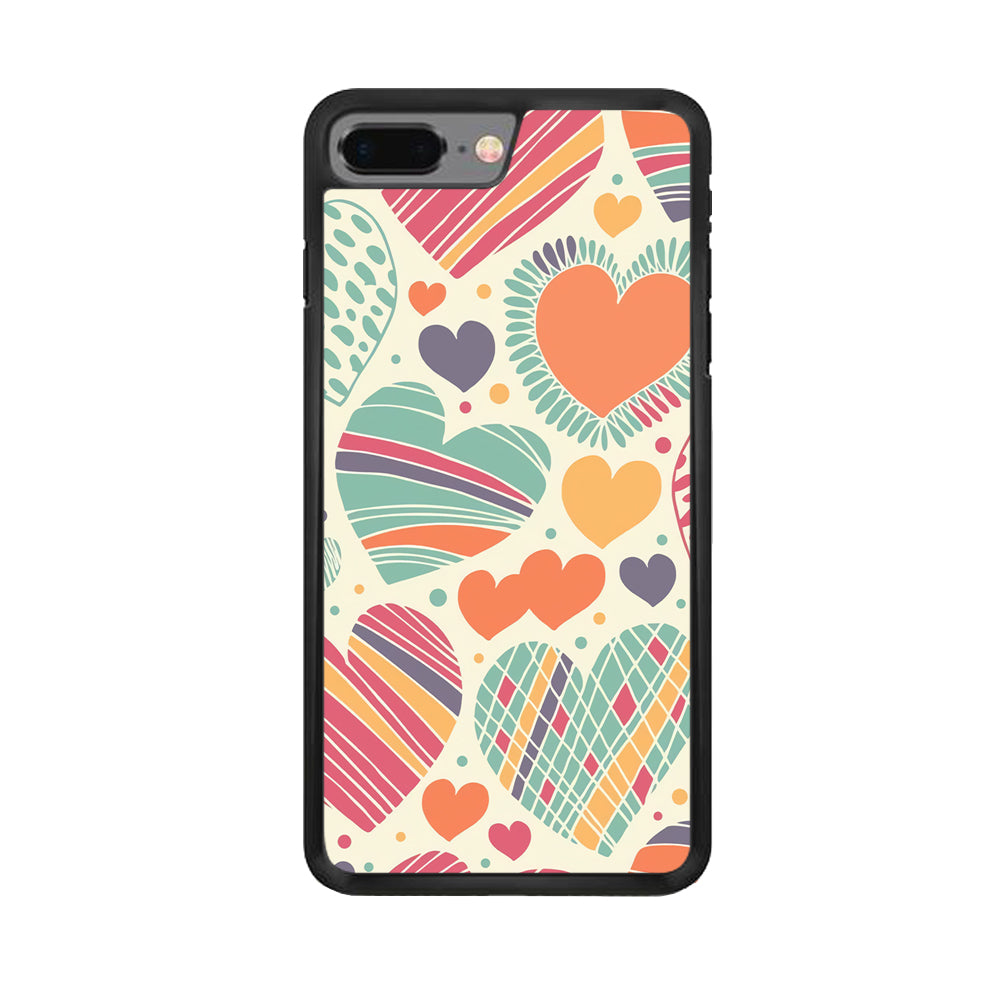 Love Cute White iPhone 7 Plus Case