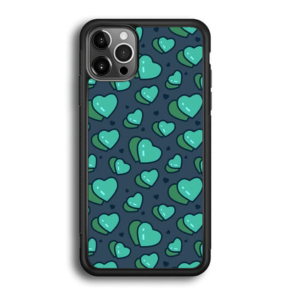 Love Green Doodle iPhone 12 Pro Max Case
