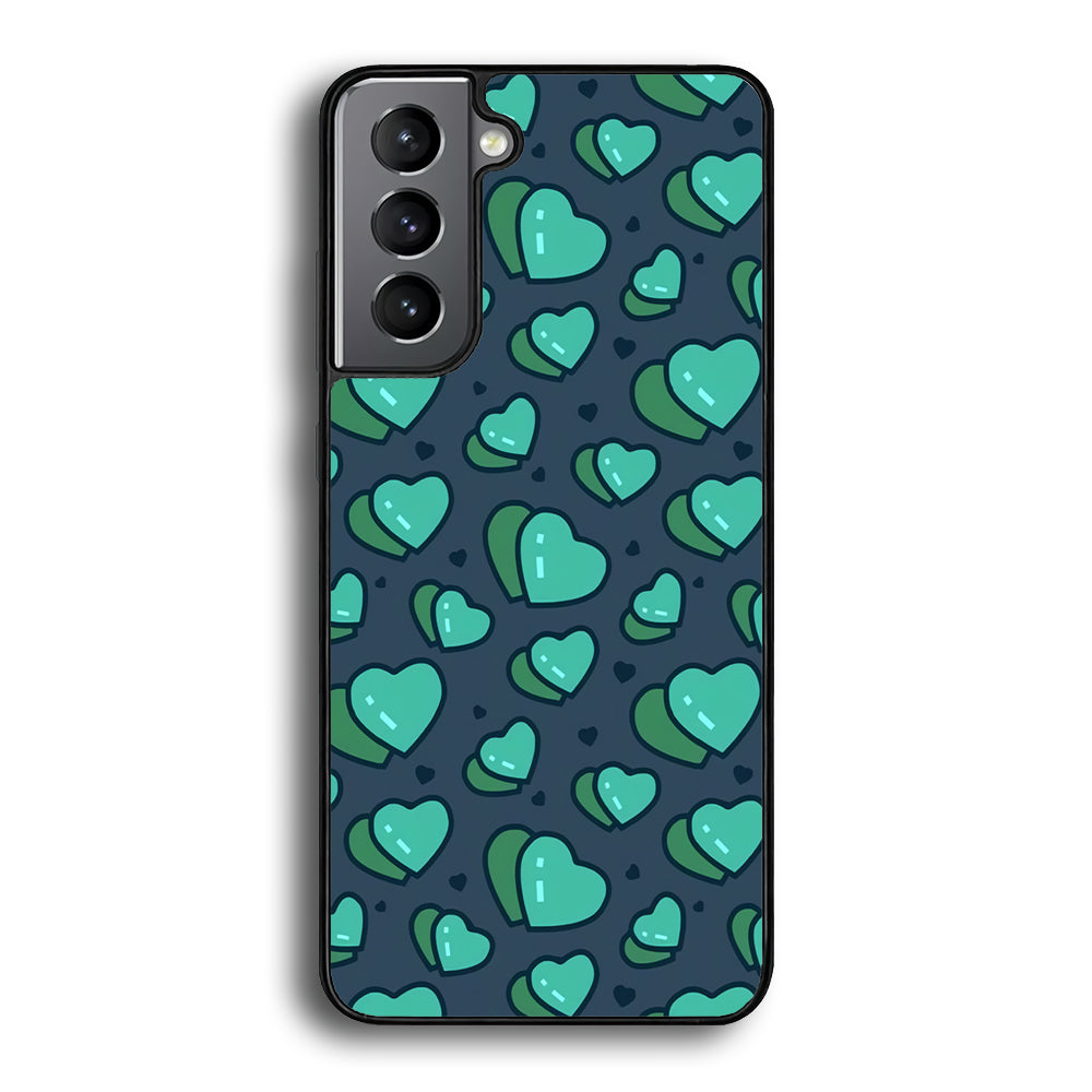 Love Green Doodle Samsung Galaxy S21 Plus Case - Ezzystore