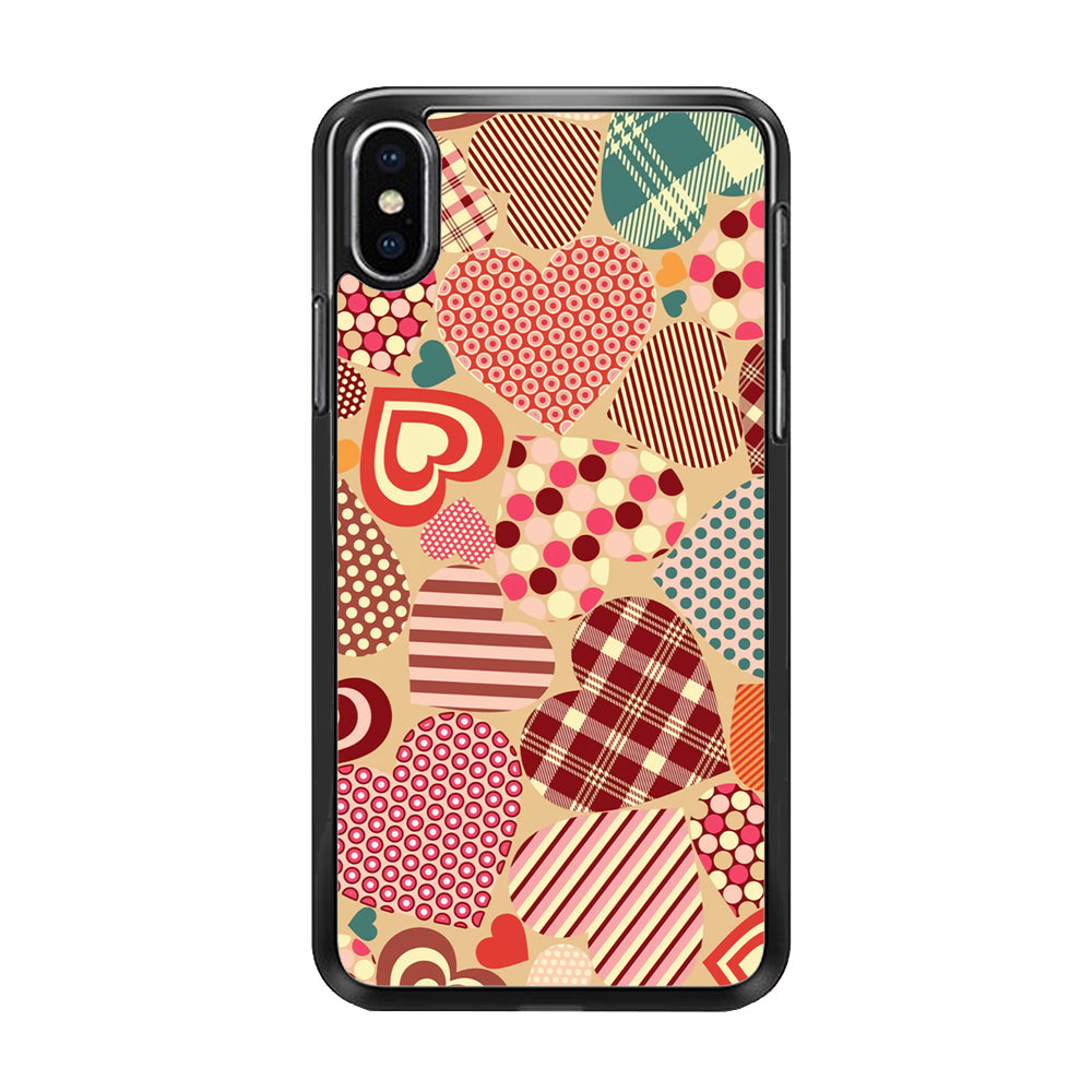 Love Luxe Pattern iPhone X Case
