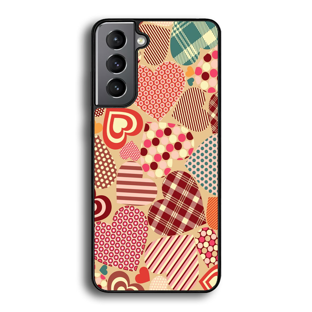 Love Luxe Pattern Samsung Galaxy S21 Plus Case - Ezzystore